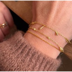 Armbnd ROUND BOX Forgyldt Slv