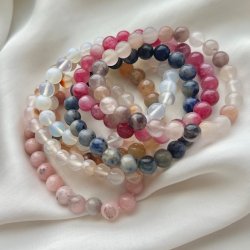 Armb�nd glas med elastik