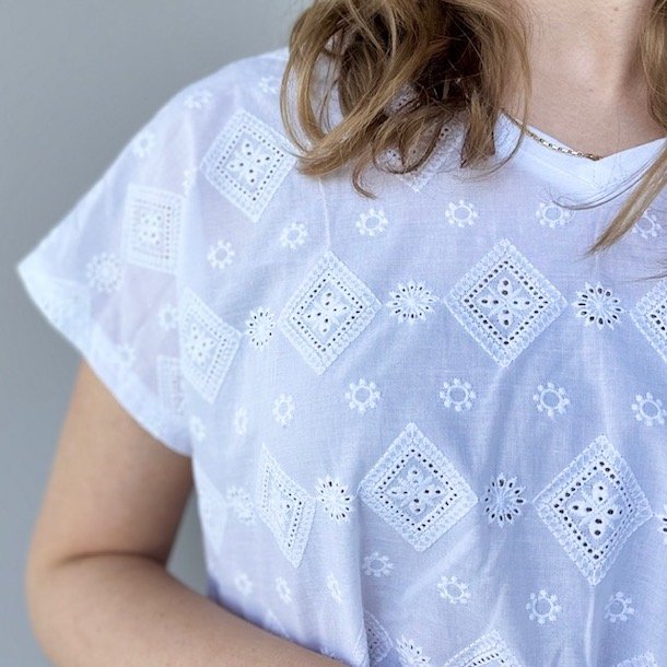 T-shirt square str. M-XL