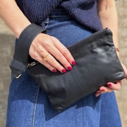 Sif Clutch lille skind