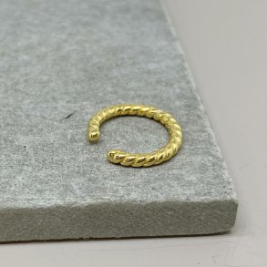 HUSH earcuff forgyldt slv