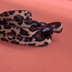 Leopard hrelastikker st af 4 stk