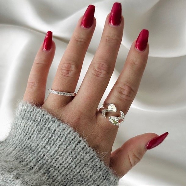 Fingerring DARLING RAYA  Slv str 50-62