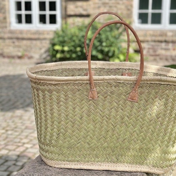 Flettet kurvetaske Naturflet