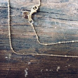 Halskde - Kugle Forgyldt slv