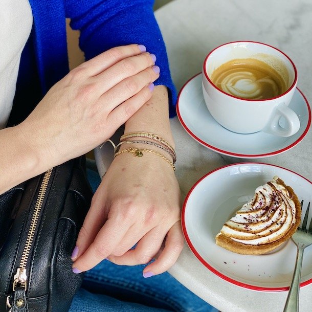 Armbnd Alexandra forgyldt