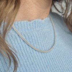 Halskde FLATA Sterling Slv