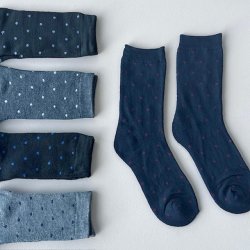 Herre vinter strmper classic dot bomuld