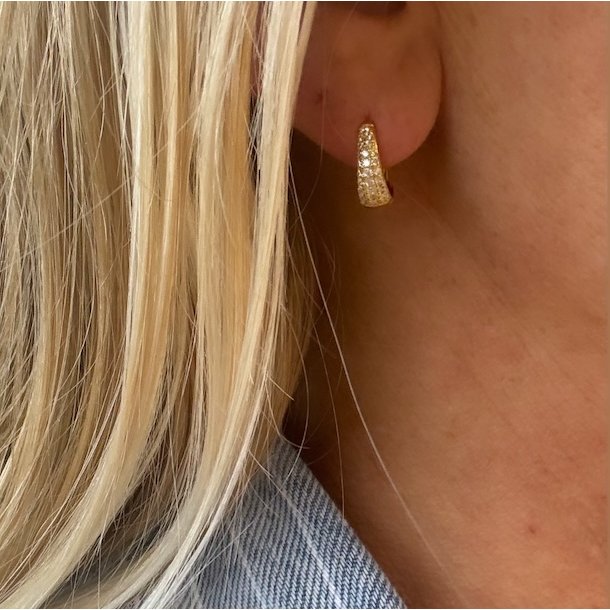 Hoop DARLING EMMA lille Forgyldt Slv