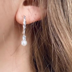 Hoops CURLY SKY 20 mm Sterling Slv