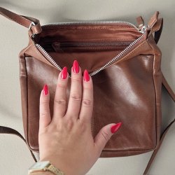 Taske nr 21 crossbody buffalo skind