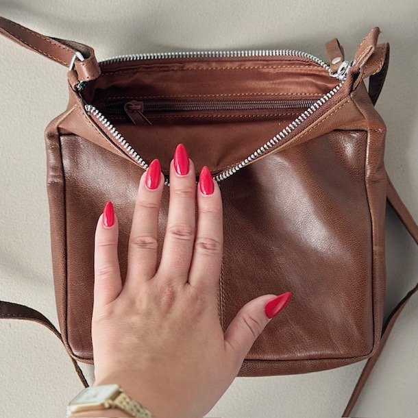 Taske nr 21 crossbody buffalo skind