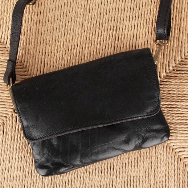 Emory crossbody washed skind