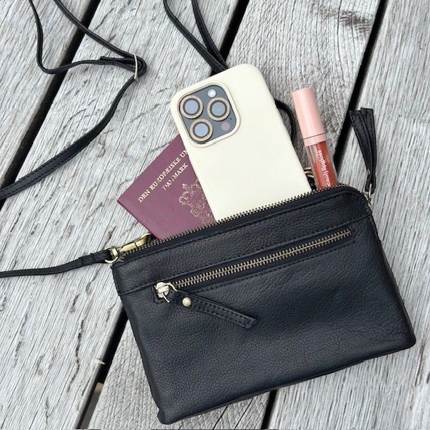 Crossbody Nanna med lynls skind