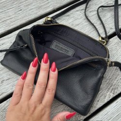 Crossbody Nanna med lynls skind