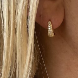 Hoop DARLING EMMA lille Forgyldt Slv