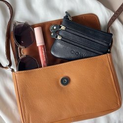 Taske nr 36 med klap skind