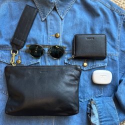 Sif Clutch lille skind