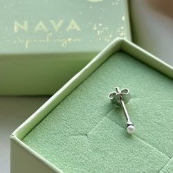 restik Lily petite pearl sterling slv