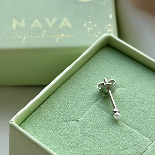 restik Lily petite pearl sterling slv