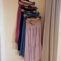 Smock nederdel med natur blte 