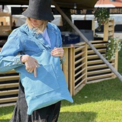 Denim net med lynl�s