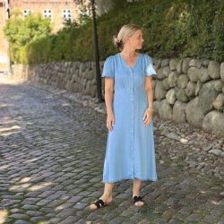 Denim kjole ROME 100% lyocell str. 34-42 
