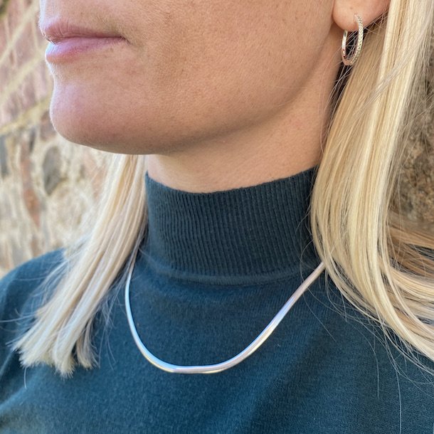 Malou Halskde sterling slv