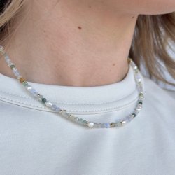 Halskde FRESA Forgyldt slv