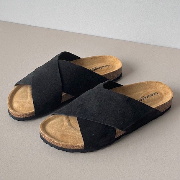Sandal Annet Nature NEGRO - skind str 37 - 41