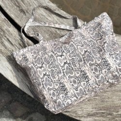 Mega shopper med pung og lynls