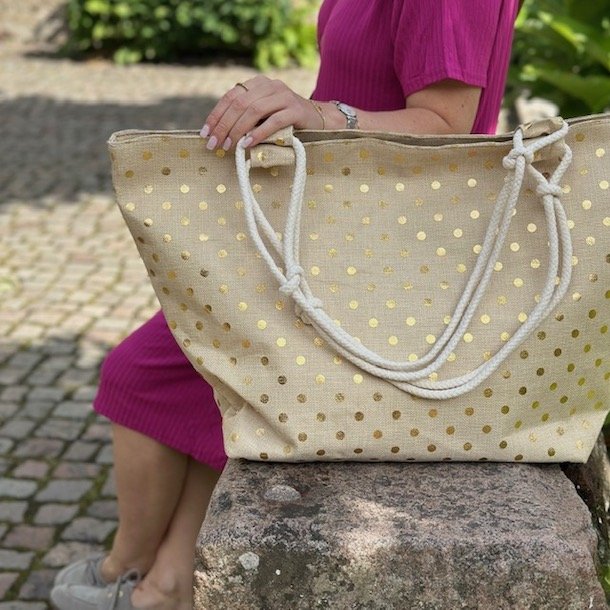 Mega shopper gold dot