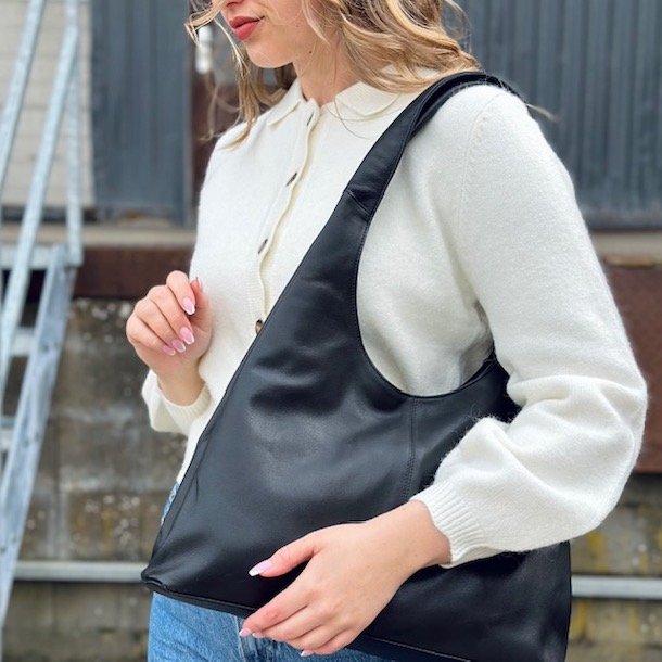 Birdie Ritzy skuldertaske Skind