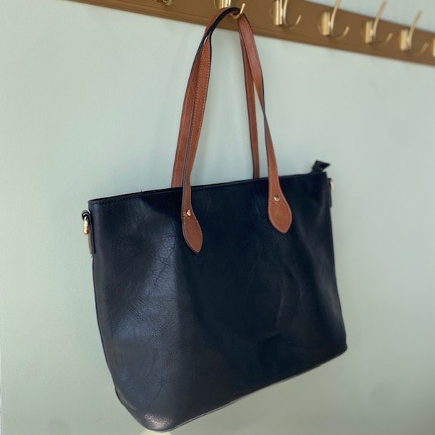 Shopper med crossbody 2 i 1