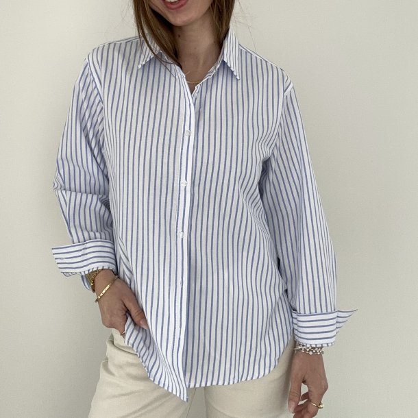 Skjorte Olivia i strib str. S-XL
