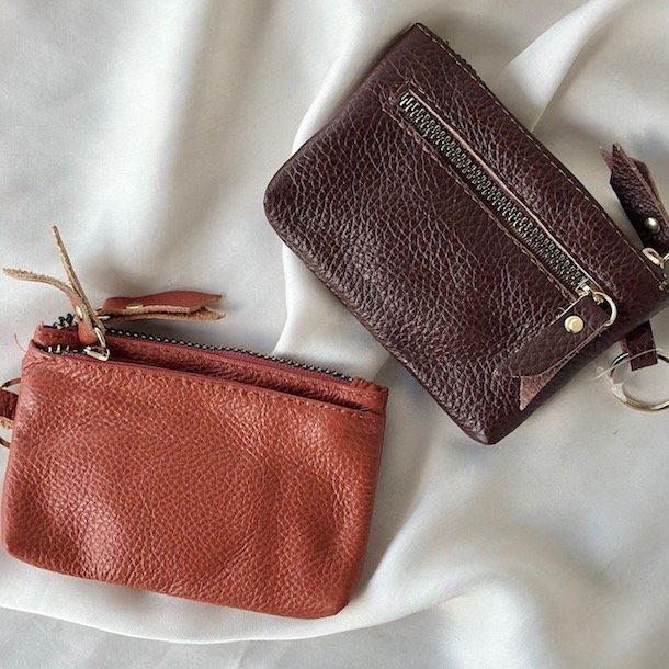 Skind pung med nglering soho skind