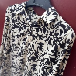 Skjorte SARAH black/white str. XS-XXL