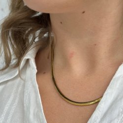 Halskde SHINE vandfast 18kt. forgyldt