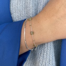 Armbnd COBRA sterling slv