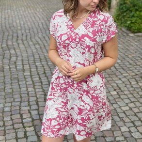 Sommer kjole med lille rme viskose str m-4xl