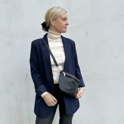 Bltetaske Bolette skind slv