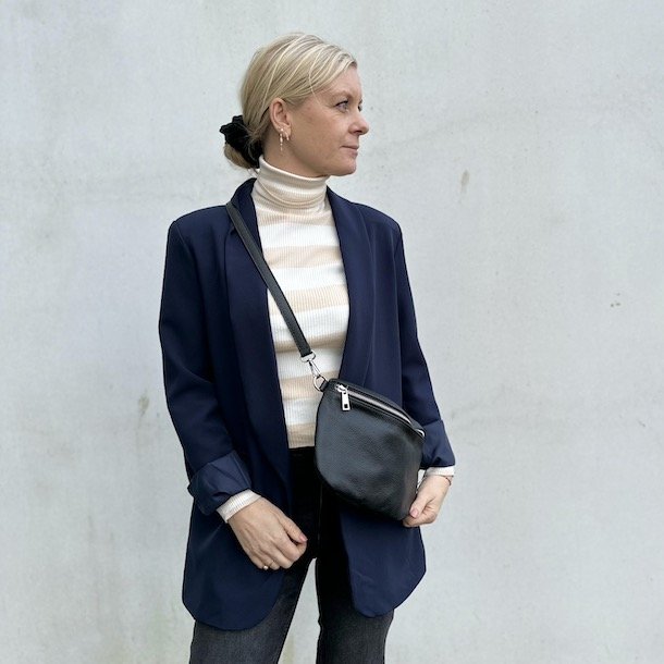 Bltetaske Bolette skind slv