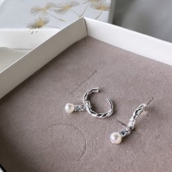 Hoops CURLY SKY 12 mm Sterling Slv