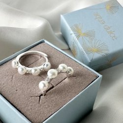 HOOPS DARLING BUBBELS 18mm sterling slv