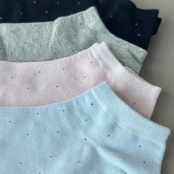 Ankelstrmper med prikker Str. 35-41