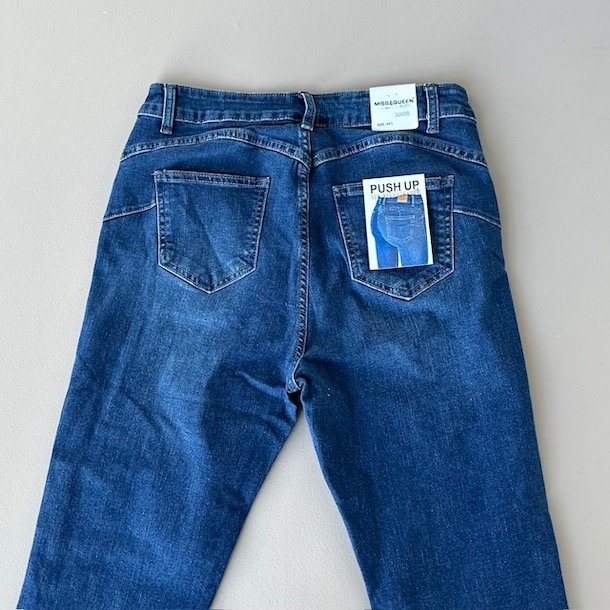 Slim fit jeans classic blue stretch str. L - 5xl