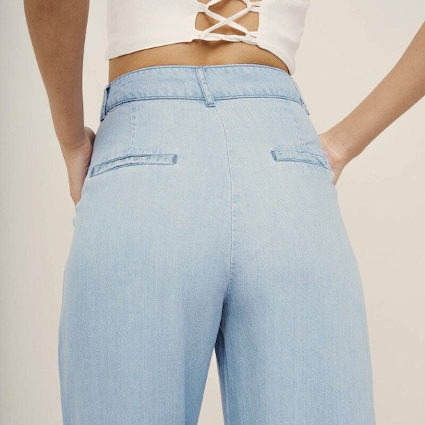 Bukser soft LIGHT denim lyocell str. 34-42