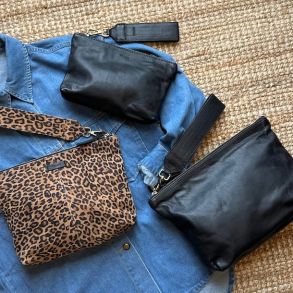 Sussi Clutch stor skind