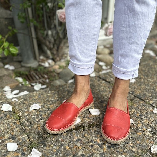 Espadrillos Rd skind str 36-42