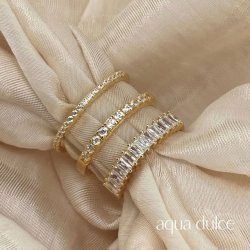 Fingerring DARLING Forgyldt Slv str 50-62